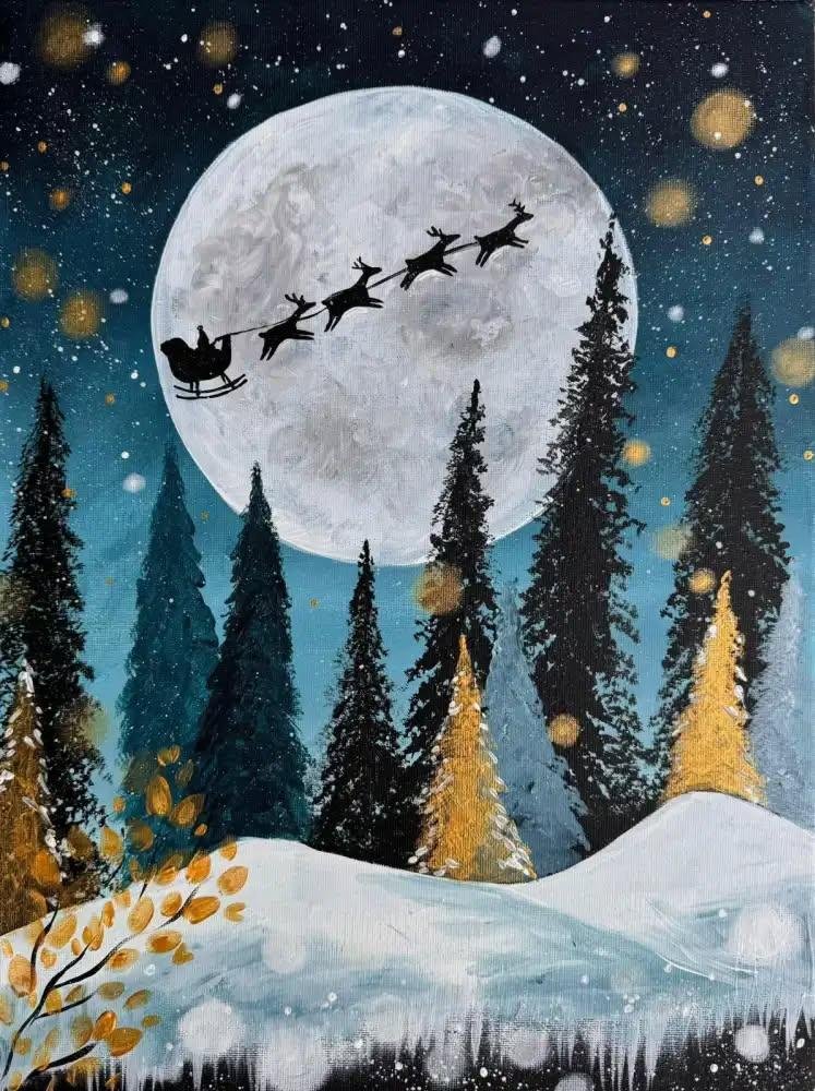 Do Swindon - Festive Paint & Sip at Lydiard Park Hotel
