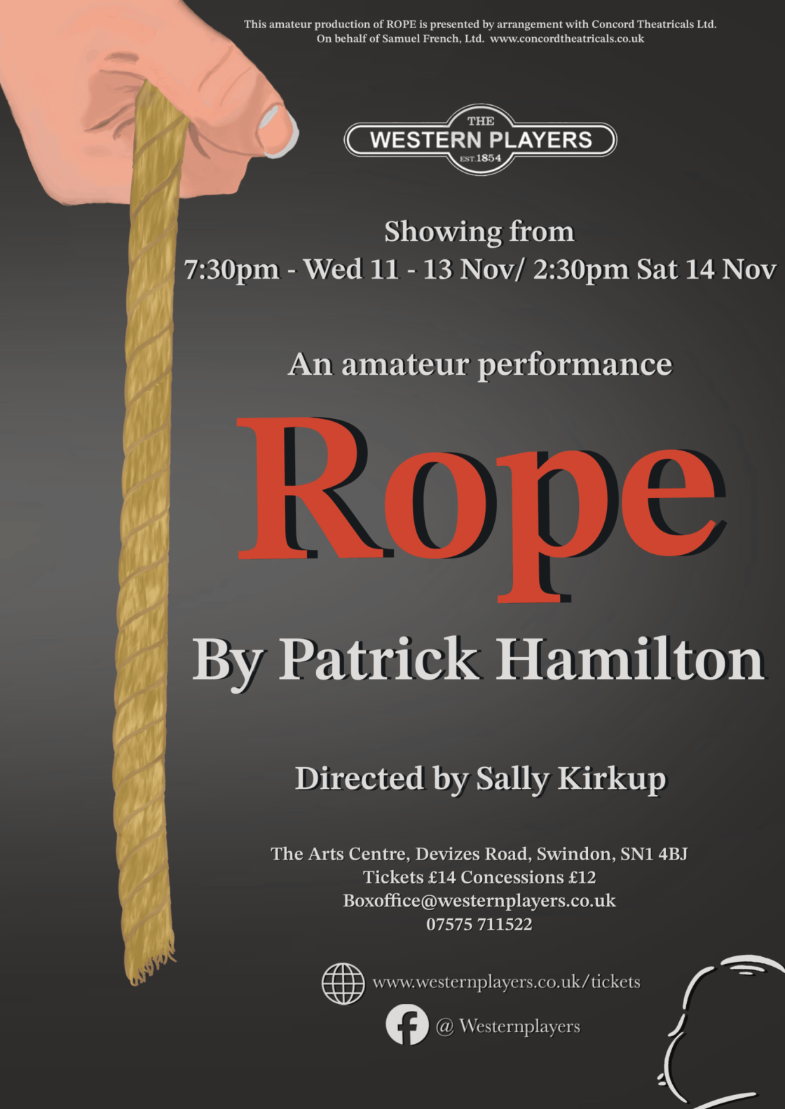 Do Swindon - The Western Players present Rope by Patrick Hamilton
