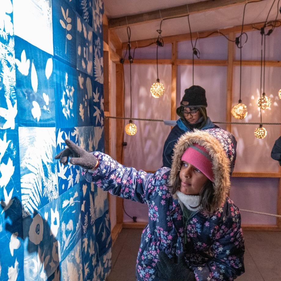A child at the Making Connections event