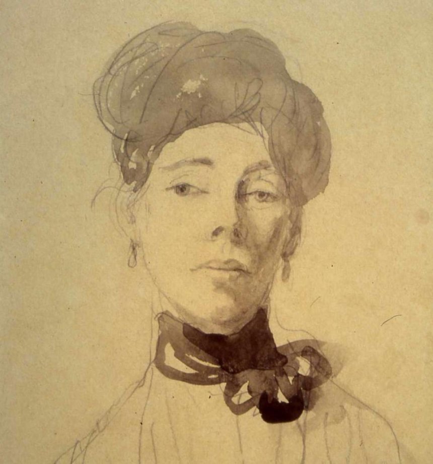 John, Gwen - Portrait of a Lady (c1910)