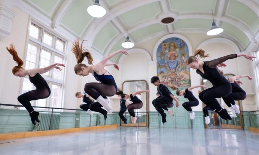 A group of youth dancers