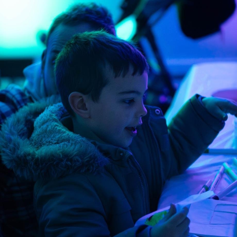 A child at Winterfest
